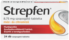 Strepfen 8,75mg szopogató tabletta - méz- és citromízű 24 db