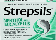 Strepsils Menthol and Eucalyptus szopogató tabletta 24 db
