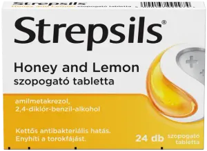 Strepsils Honey and lemon szopogató tabletta 24 db