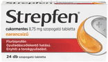 Strepfen cukormentes 8,75mg szopogató tabletta - narancsízű