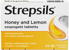 Strepsils Honey and lemon szopogató tabletta 24 db