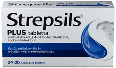 Strepsils Plus tabletta 24 db