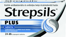 Strepsils Plus tabletta 24 db